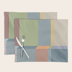 Linear Bauhaus Pattern 1 Placemat Gallery Image 1