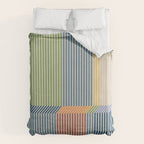 Linear Bauhaus Pattern 1 Duvet Cover Gallery Image 6