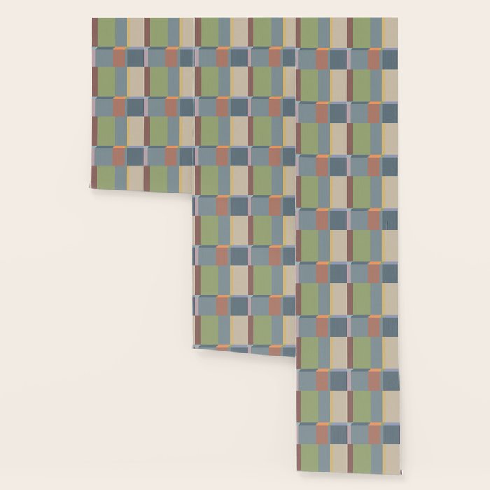 Linear Bauhaus Pattern 1 Wallpaper Gallery Image 3