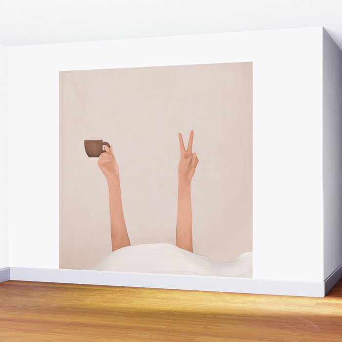 Good Peaceful Morning Wall Mural Gallery Image 2