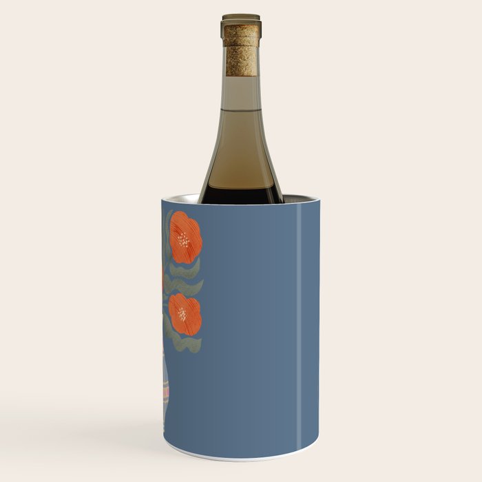 Flowers In A Vase Wine Chiller Gallery Image 3
