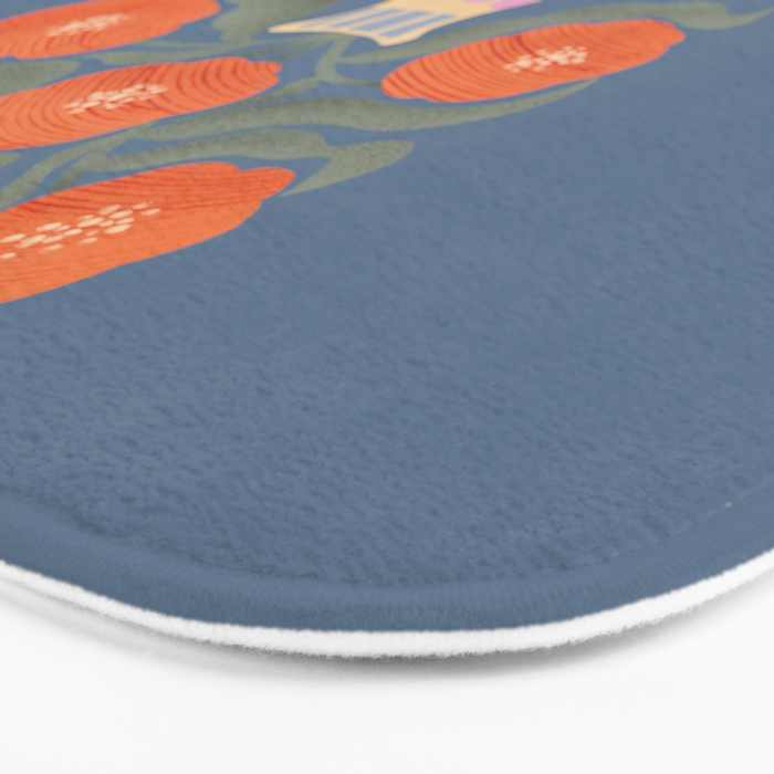 Flowers In A Vase Bath Mat Gallery Image 3