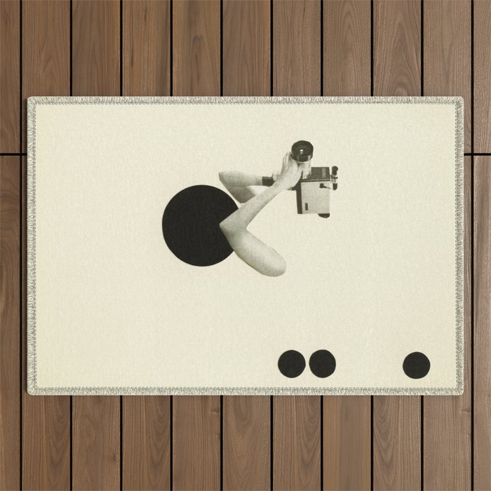 Film Noir Outdoor Rug Gallery Image 1