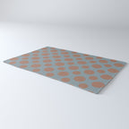 Polka Dots Variable Pattern 4 Inspired by PANTONE 17 1230 Color of the Year Mocha Mousse Rug Gallery Image 3