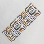 Shapes and animal print C Yoga Mat Gallery Image 1