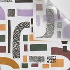 Shapes and animal print C Wall Tapestry Gallery Image 3