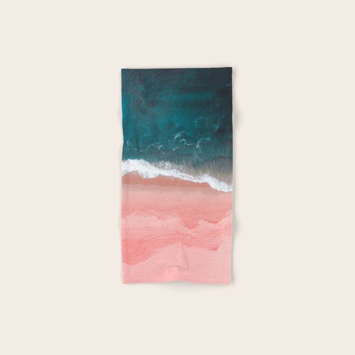 Turquoise Sea Pastel Beach III Bath Towel Gallery Image 1