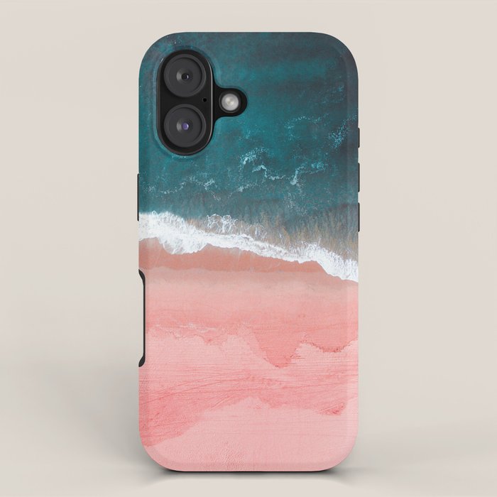 Turquoise Sea Pastel Beach III iPhone Case Gallery Image 1