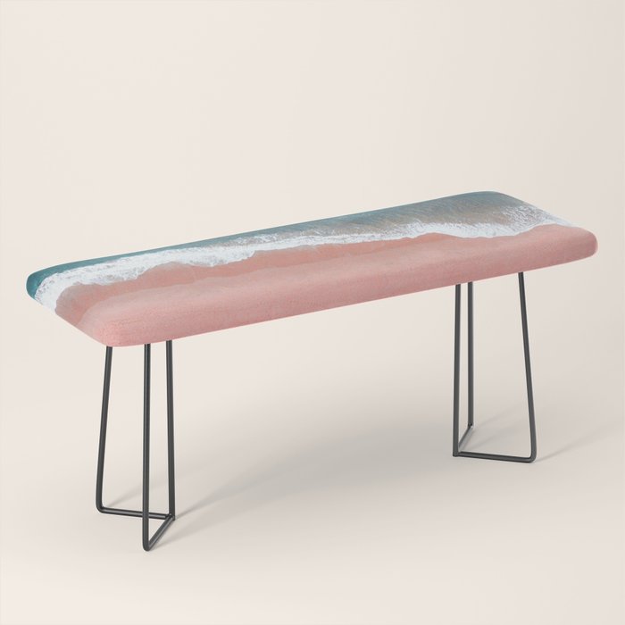 Turquoise Sea Pastel Beach III Bench Gallery Image 1