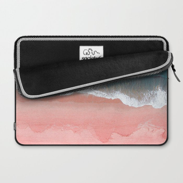 Turquoise Sea Pastel Beach III Laptop Sleeve Gallery Image 2