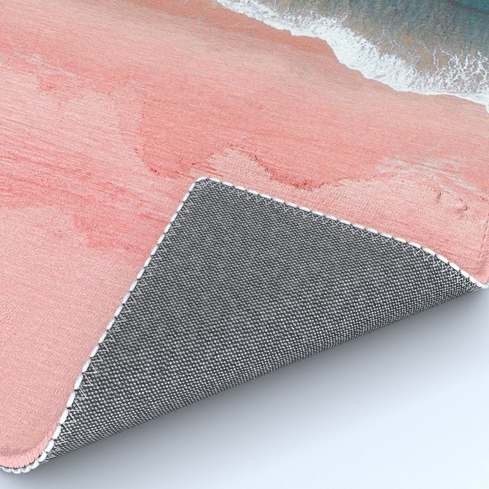 Turquoise Sea Pastel Beach III Rug Gallery Image 4