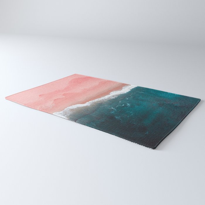 Turquoise Sea Pastel Beach III Rug Gallery Image 3