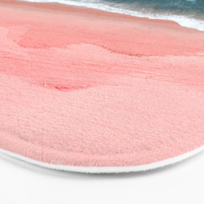 Turquoise Sea Pastel Beach III Bath Mat Gallery Image 3