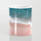 Turquoise Sea Pastel Beach III Coffee Mug Gallery Image 4