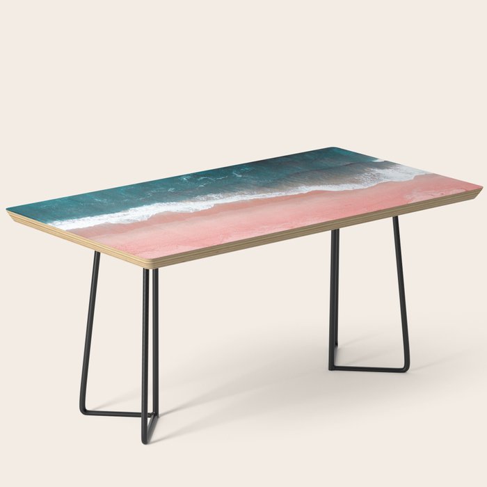 Turquoise Sea Pastel Beach III Coffee Table Gallery Image 1