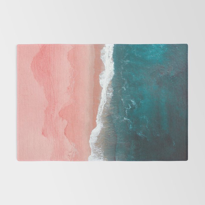 Turquoise Sea Pastel Beach III Rug Gallery Image 2