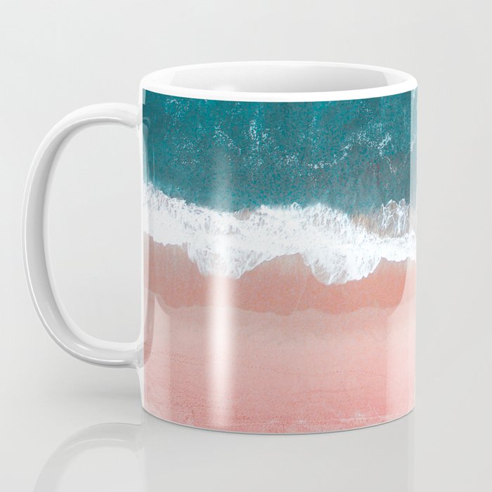 Turquoise Sea Pastel Beach III Coffee Mug Gallery Image 3