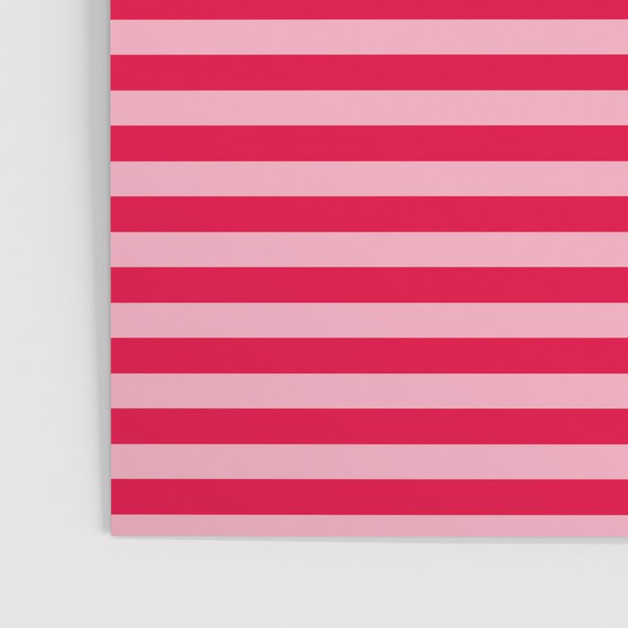 Retro, Beach, Colorful Stripes, Pink and Red Poster Gallery Image 3