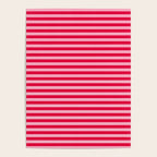 Retro, Beach, Colorful Stripes, Pink and Red Poster Gallery Image 4