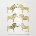 Golden Zebras Cutting Board Gallery Image 1