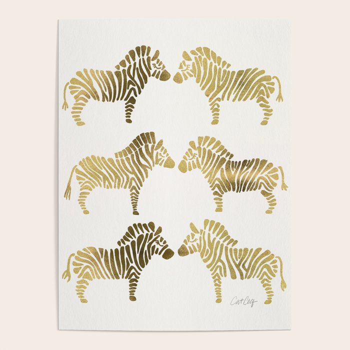 Golden Zebras Poster Gallery Image 4