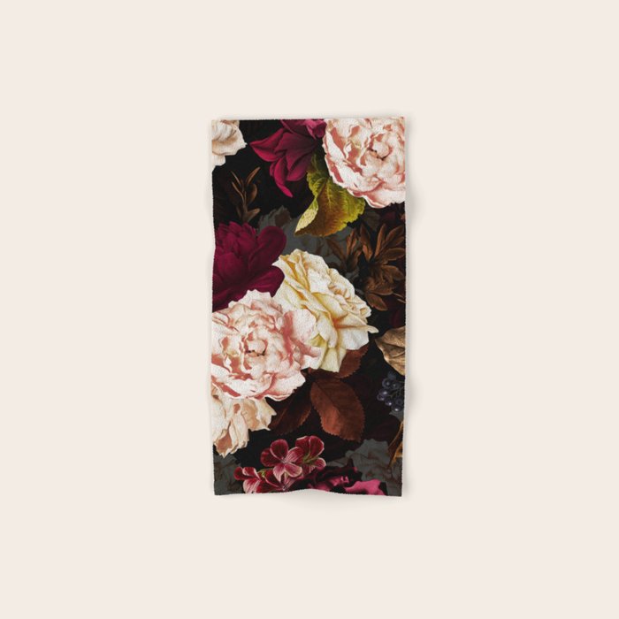 Vintage & Shabby Chic - Midnight Rose and Peony Garden Towels Gallery Image 1