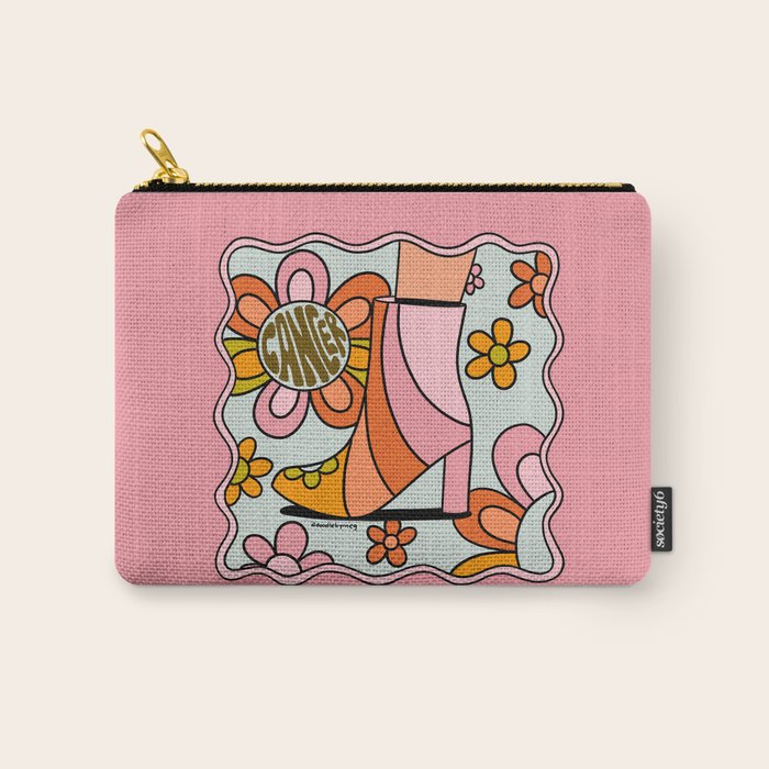 Cancer Groovy Boot Carry All Pouch Gallery Image 1