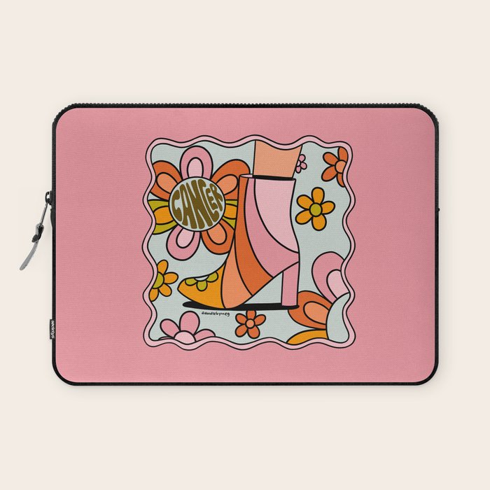 Cancer Groovy Boot Laptop Sleeve Gallery Image 1
