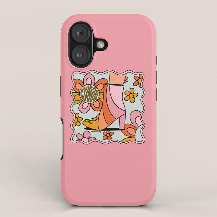 Cancer Groovy Boot iPhone Case Gallery Image 1