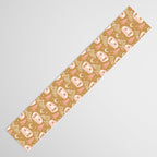 Little Camper - pink and gold Table Runner Gallery Image 3
