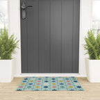 Moroccan Star Tile Pattern Welcome Mat Gallery Image 3