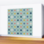 Moroccan Star Tile Pattern Wall Mural Gallery Image 2
