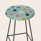 Moroccan Star Tile Pattern Stool Gallery Image 2