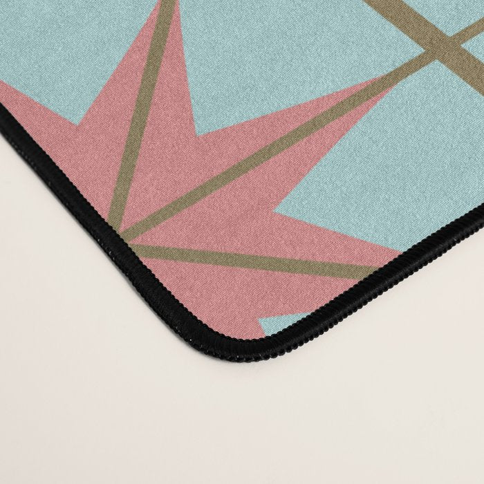 Moroccan Star Tile Pattern Desk Mat Gallery Image 4