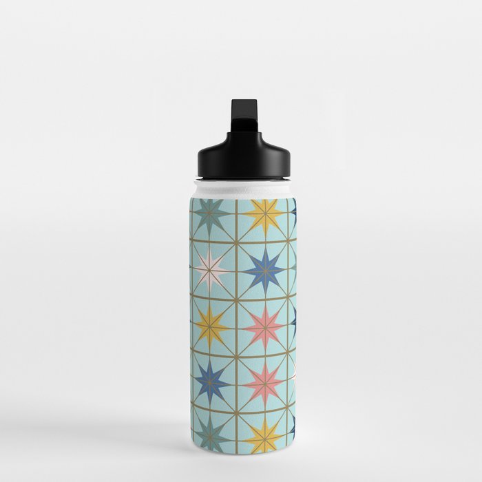 Moroccan Star Tile Pattern Water Bottle Gallery Image 3