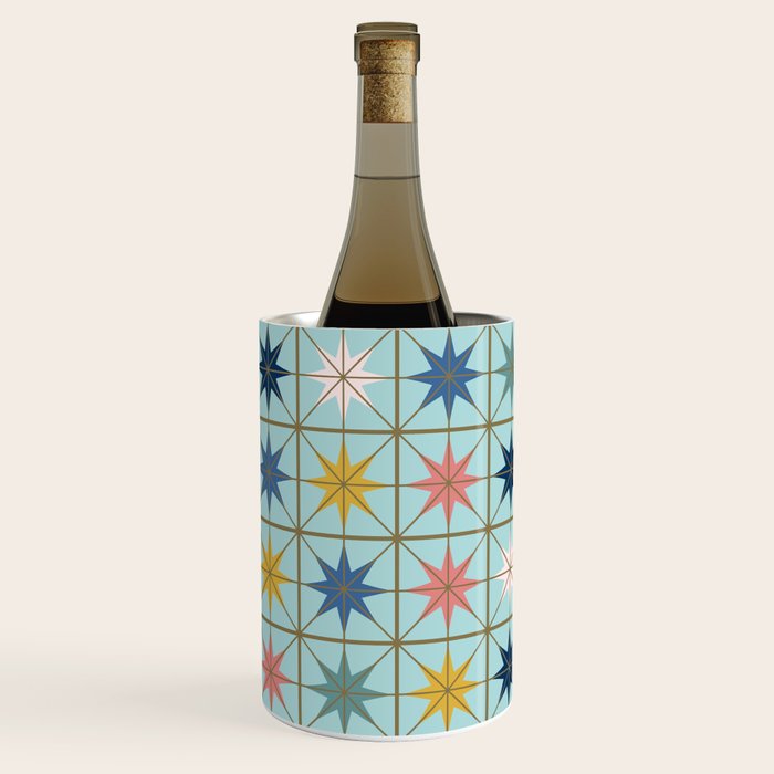 Moroccan Star Tile Pattern Wine Chiller Gallery Image 3