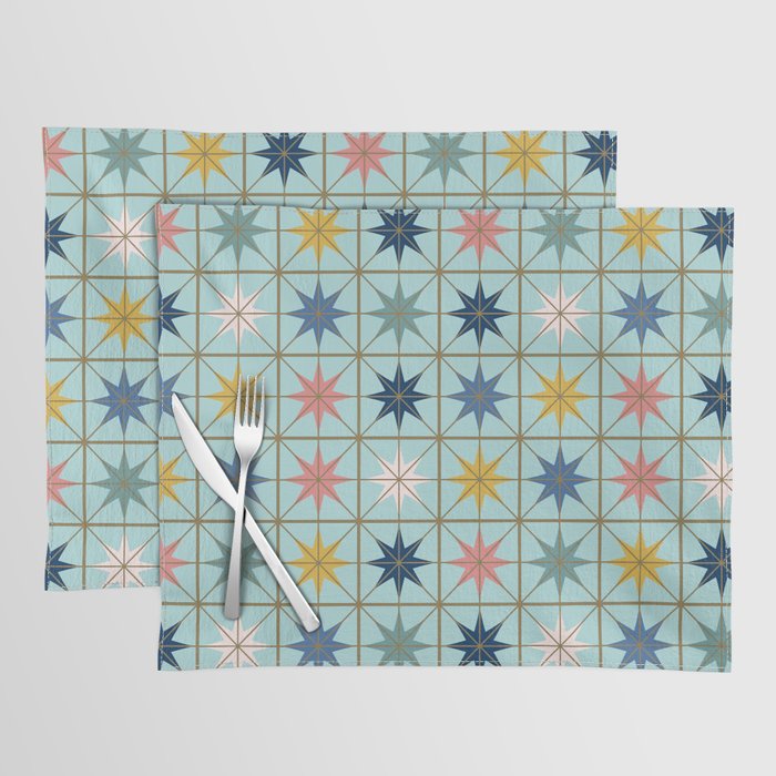 Moroccan Star Tile Pattern Placemat Gallery Image 1