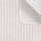 Classic Small Pink Rosebud Pastel Pink French Mattress Ticking Double Stripes Wall Tapestry Gallery Image 3