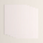 Classic Small Pink Rosebud Pastel Pink French Mattress Ticking Double Stripes Wrapping Paper Gallery Image 3
