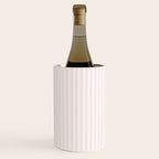 Classic Small Pink Rosebud Pastel Pink French Mattress Ticking Double Stripes Wine Chiller Gallery Image 1