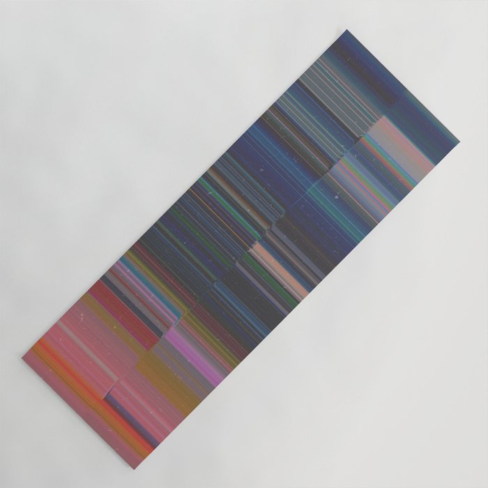 scanner stripes Yoga Mat Gallery Image 1
