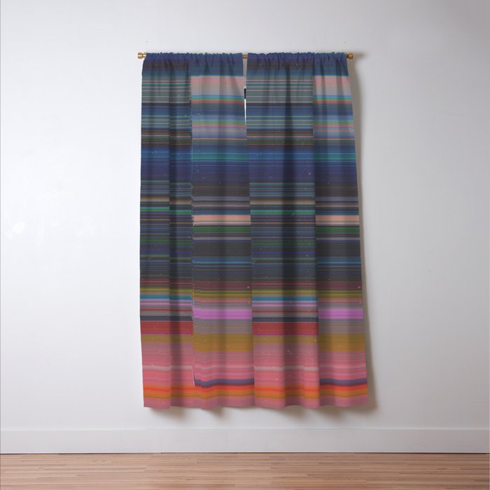 scanner stripes Window Curtain Gallery Image 3