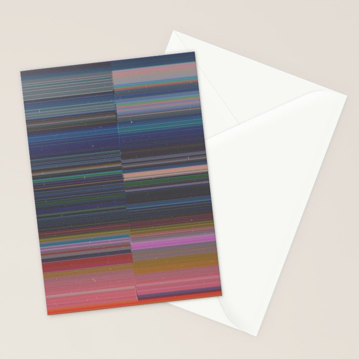 scanner stripes Stationery Card Gallery Image 2