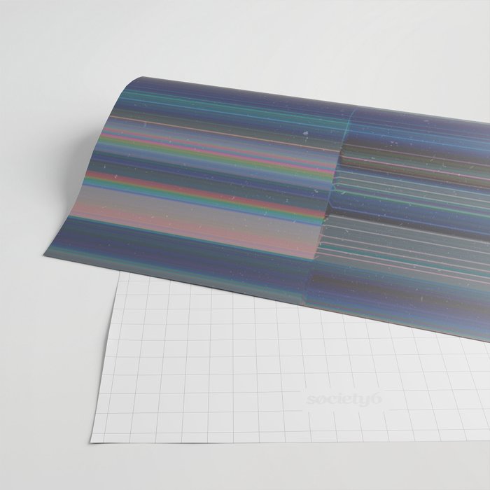 scanner stripes Wrapping Paper Gallery Image 2