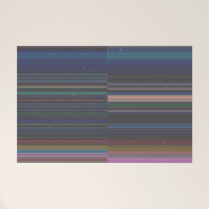 scanner stripes Welcome Mat Gallery Image 1