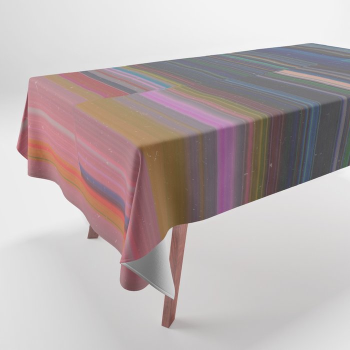 scanner stripes Tablecloth Gallery Image 1