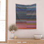 scanner stripes Wall Tapestry Gallery Image 2