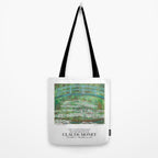 Bridge Over a Pond of Waterlilies by Claude Monet Tote Bag Gallery Image 2