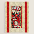Naughty or Nice?, Vintage Santa Poster Jigsaw Puzzle Gallery Image 1