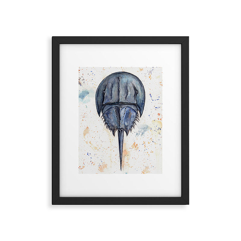 Horseshoe Crab Blues Framed Art Print Gallery Image 4